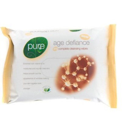 Pure Age Defiance Wipes 25 Pack